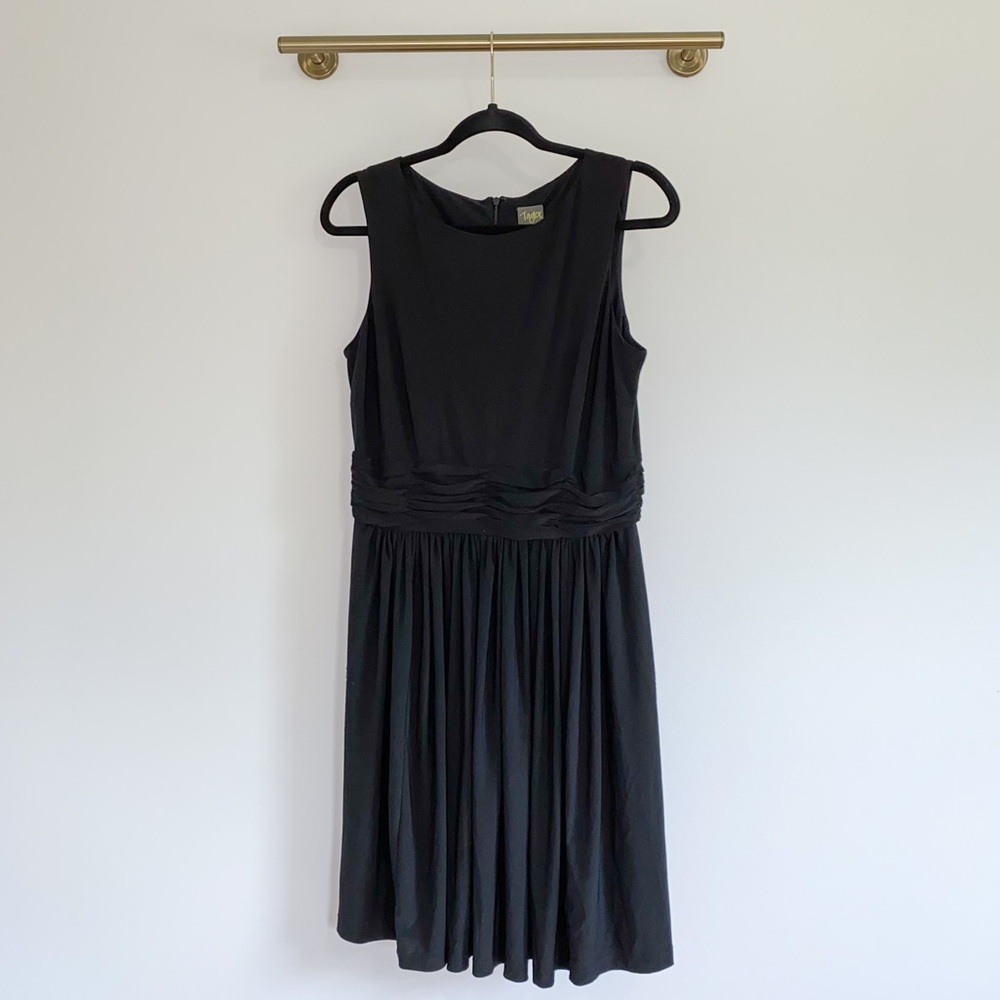 Taylor Formal Black Sheath Dress